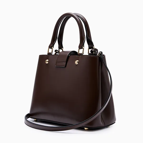Túi Đeo Chéo Nữ Lyn Re-Edit Athen M Tote Bag - Dark Brown L26CBWA049 Màu Nâu Đậm