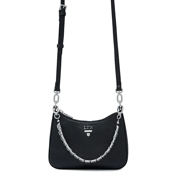 Túi Đeo Chéo Nữ Lyn Re-Edit Gastby Rosee Xs Shoulder Bag - Glitter Black L26CBWA048 Màu Đen
