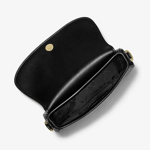 Túi Đeo Chéo Nữ Michael Kors MK Mila Small Leather Crossbody Bag 35F5GIMC5L Màu Đen