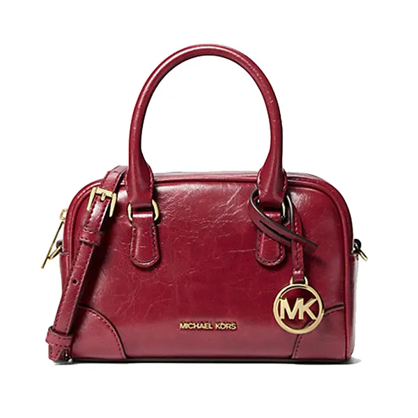 Túi Đeo Chéo Nữ Michael Kors MK Thompson Extra-Small Distressed Convertible Satchel 35F5G7OC0Y Màu Đỏ