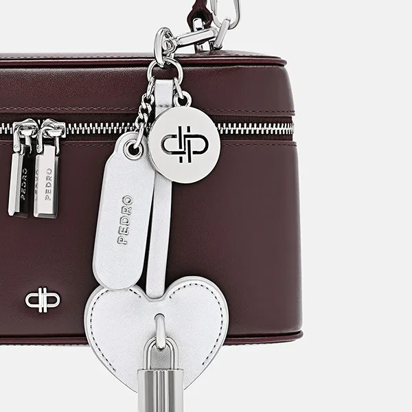 Túi Đeo Chéo Nữ Pedro Ari Leather Shoulder Bag PW2-75940008 Wine Màu Đỏ Mậ