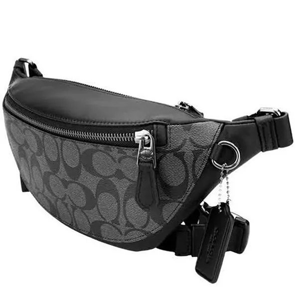 Túi Đeo Hông Coach Warren Mini Belt Bag Màu Đen