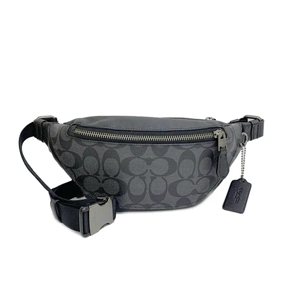 Túi Đeo Hông Coach Warren Mini Belt Bag Màu Đen