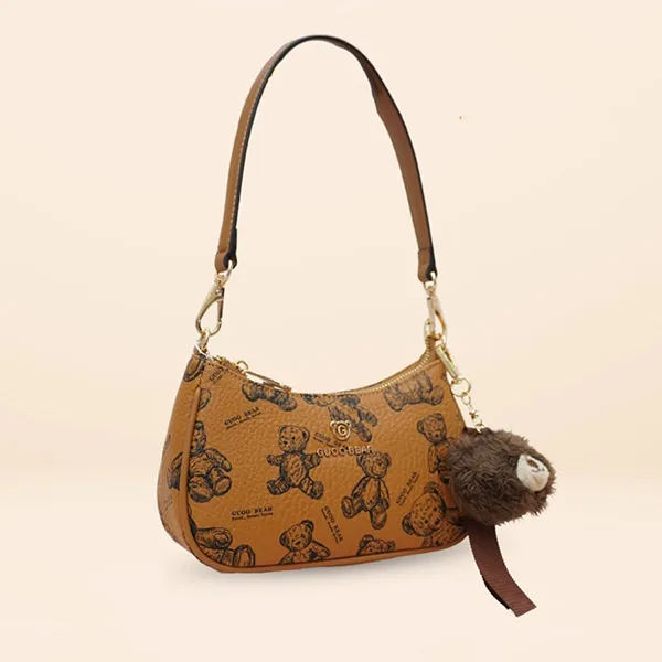 Túi Đeo Vai Nữ Guoo Bear GU1281-4920 Màu Nâu