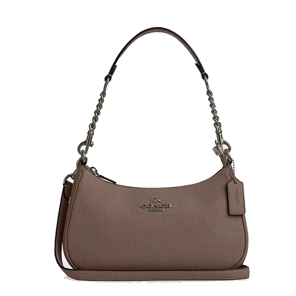 Túi Đeo Vai Nữ Coach Teri Shoulder Bag CV934 Màu Nâu