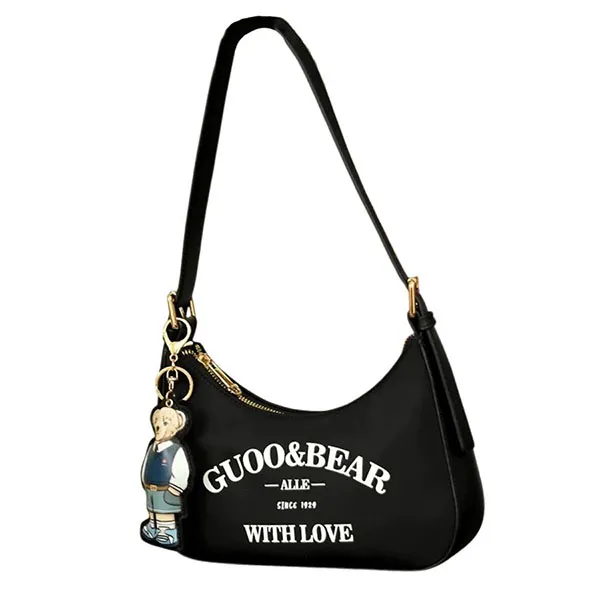 Túi Đeo Vai Nữ Guoo Bear Bag GU1138-10010 Màu Đen