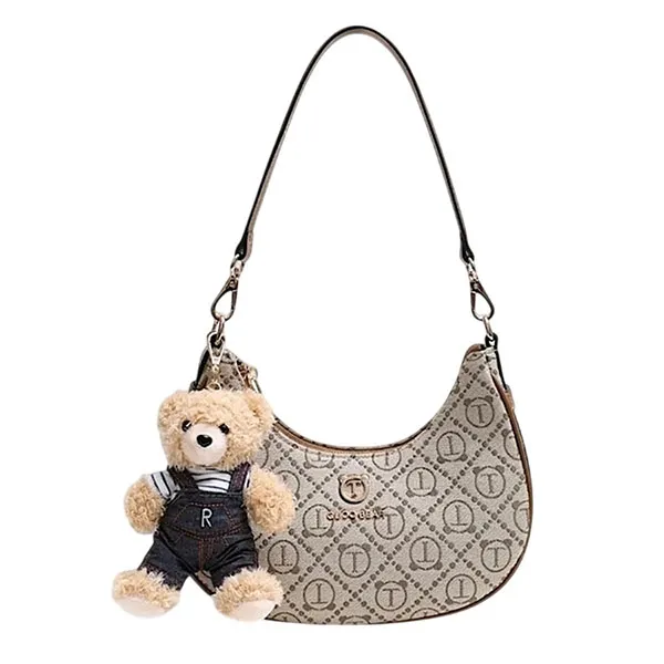 Túi Đeo Vai Nữ Guoo Bear Bag GU1157-14340 Màu Kaki