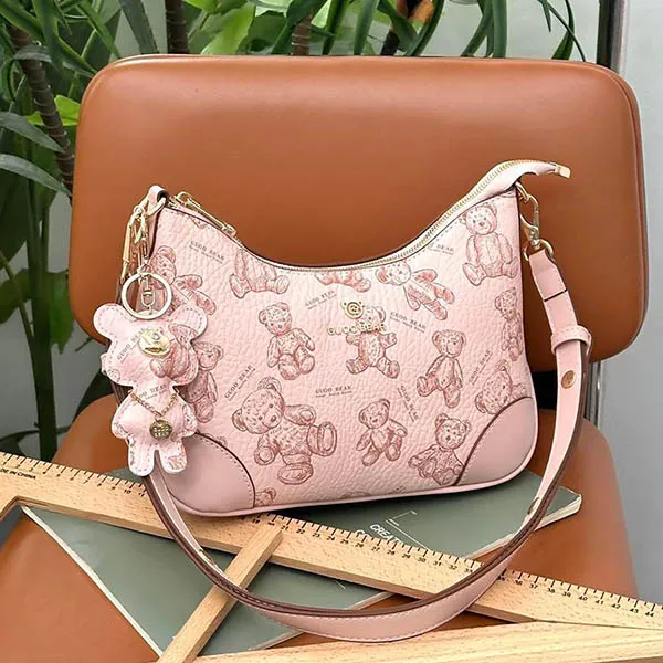 Túi Đeo Vai Nữ Guoo Bear Bag GU1257-3900 Màu Hồng