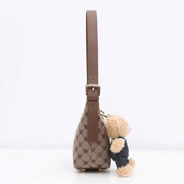 Túi Đeo Vai Nữ Guoo Bear Bag GU1262-18120 Màu Nâu