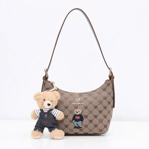 Túi Đeo Vai Nữ Guoo Bear Bag GU1262-18120 Màu Nâu