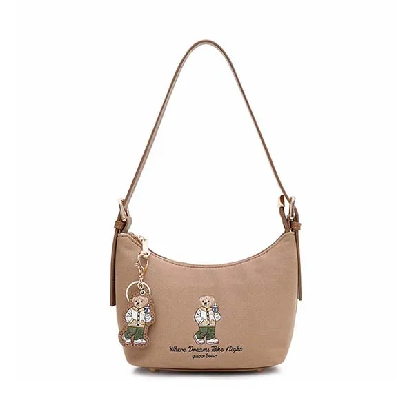 Túi Đeo Vai Nữ Guoo Bear GU1287 Màu Nâu