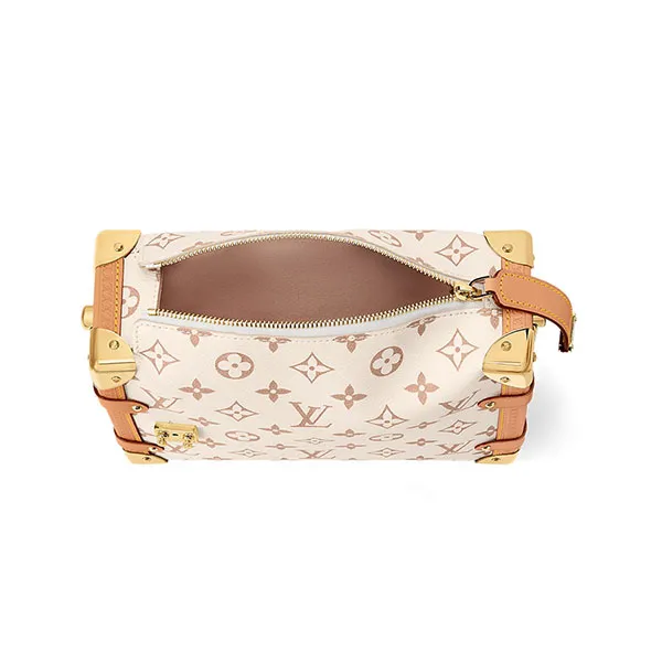 Túi Đeo Vai Nữ Louis Vuitton LV Side Trunk MM M26287 Màu Be