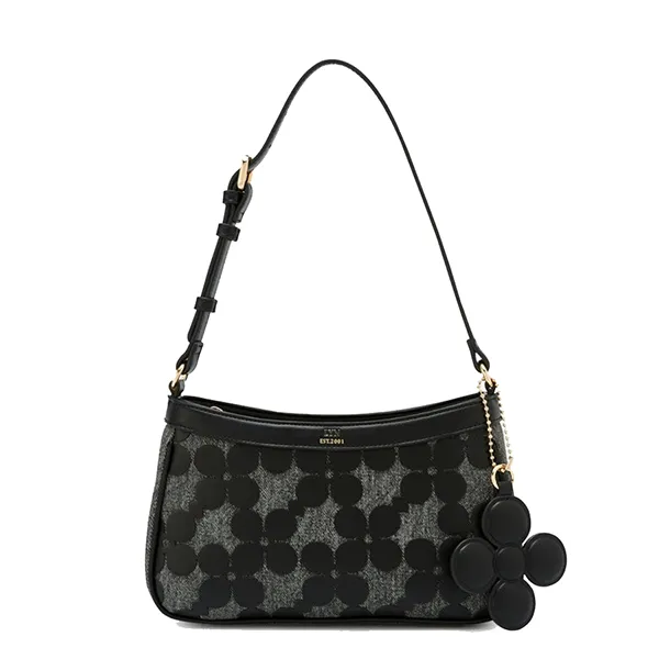 Túi Đeo Vai Nữ Lyn Corey Shoulder Bag - Black Variation 2 L25FBWB006 Màu Đen
