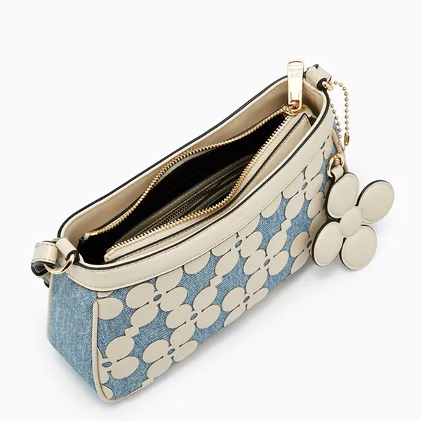 Túi Đeo Vai Nữ Lyn Corey Shoulder Bag - Blue Variation 2 L25FBWB006 Màu Xanh Trắng