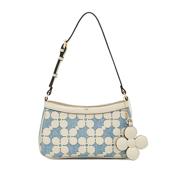 Túi Đeo Vai Nữ Lyn Corey Shoulder Bag - Blue Variation 2 L25FBWB006 Màu Xanh Trắng