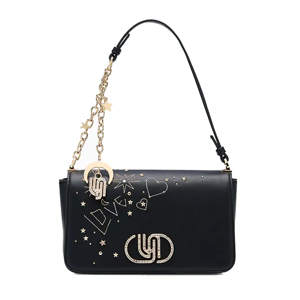 Túi Đeo Vai Nữ Lyn Cosmic Moon Infinite Love Crossbody Bag - Black L25FBWA080 Màu Đen