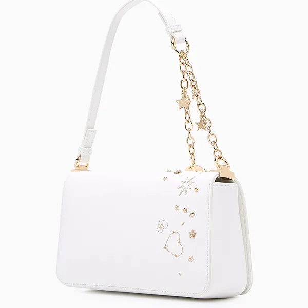 Túi Đeo Vai Nữ Lyn Cosmic Moon Infinite Love Crossbody Bag - Ivory L25FBWA080 Màu Trắng Kem