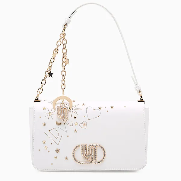 Túi Đeo Vai Nữ Lyn Cosmic Moon Infinite Love Crossbody Bag - Ivory L25FBWA080 Màu Trắng Kem