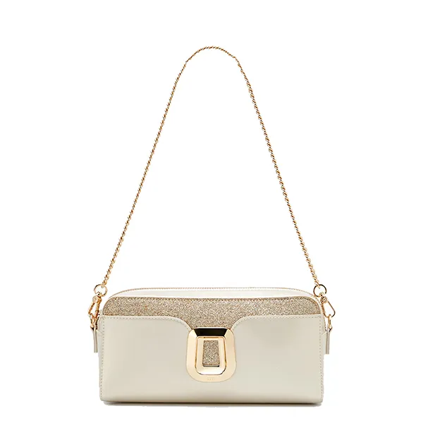 Túi Đeo Vai Nữ Lyn Diva Clutch Crossbody Bag - Light Beige L25FBWC025 Màu Kem Be