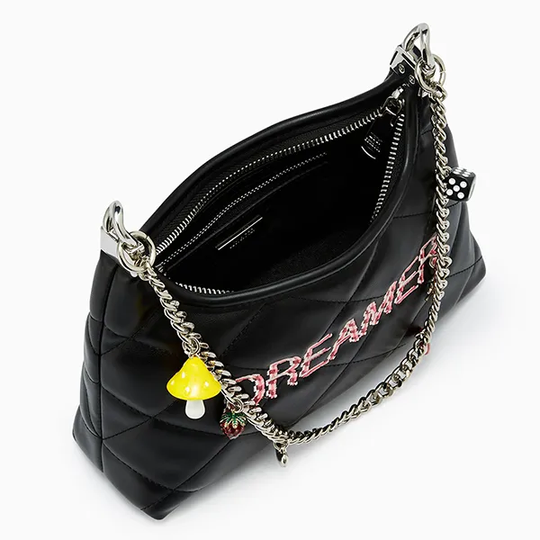 Túi Đeo Vai Nữ Lyn Haylee Mini Shoulder Bag - Black L25FBWC023 Màu Đen