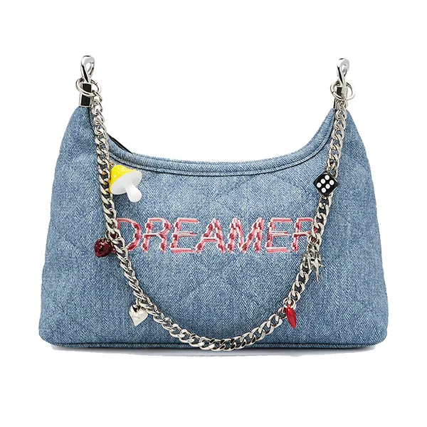 Túi Đeo Vai Nữ Lyn Haylee Mini Shoulder Bag - Blue Variation 2 L25FBWC023 Màu Xanh Blue
