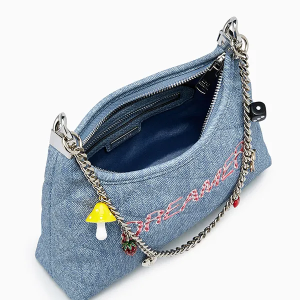 Túi Đeo Vai Nữ Lyn Haylee Mini Shoulder Bag - Blue Variation 2 L25FBWC023 Màu Xanh Blue