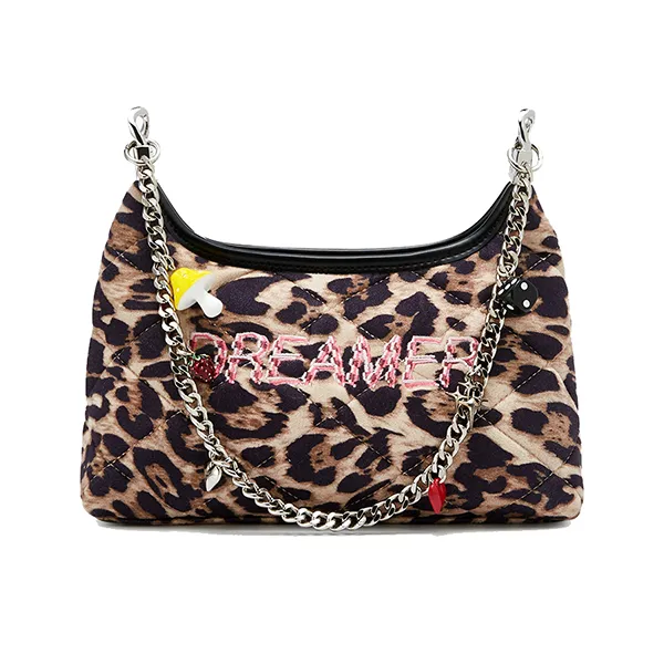 Túi Đeo Vai Nữ Lyn Haylee Mini Shoulder Bag - Leopard L25FBWC023 Màu Nâu