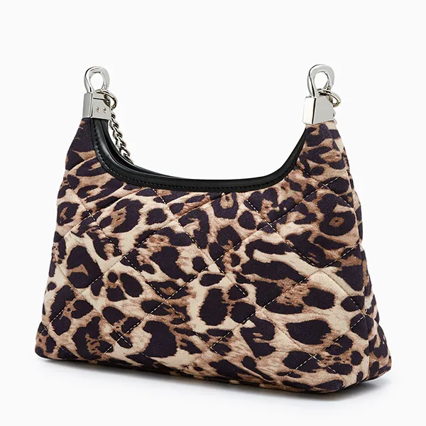 Túi Đeo Vai Nữ Lyn Haylee Mini Shoulder Bag - Leopard L25FBWC023 Màu Nâu