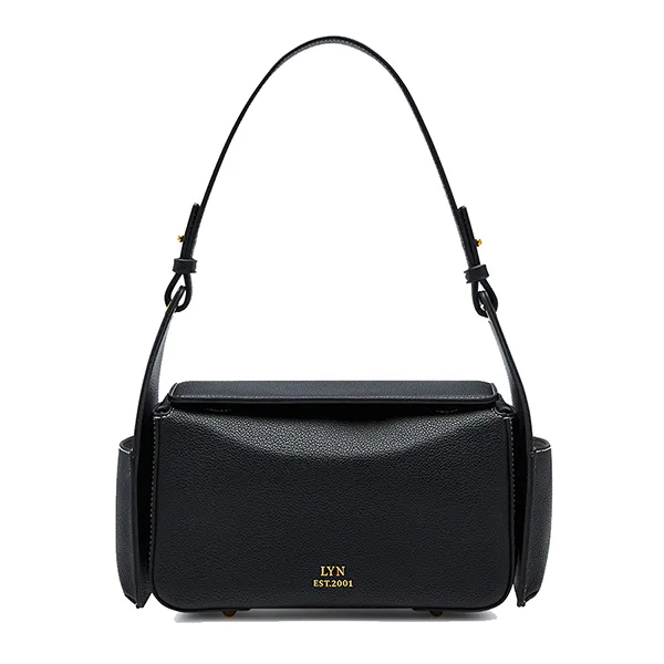 Túi Đeo Vai Nữ Lyn Moria Hobo M Shoulder Bag - Black L25FBWA025 Màu Đen