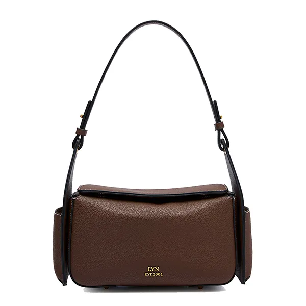 Túi Đeo Vai Nữ Lyn Moria Hobo M Shoulder Bag - Brown L25FBWA025 Màu Nâu
