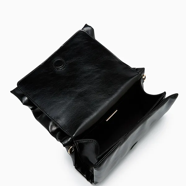 Túi Đeo Vai Nữ Lyn Yuki Clutch Crossbody Bag - Black L25FBWA107 Màu Đen