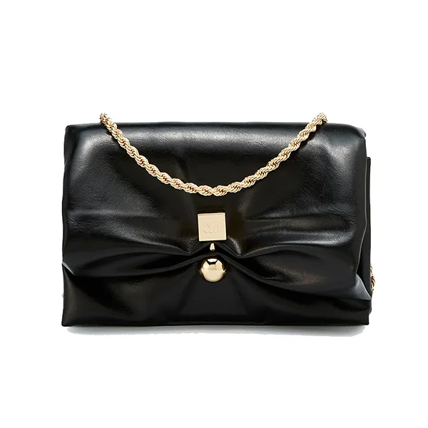 Túi Đeo Vai Nữ Lyn Yuki Clutch Crossbody Bag - Black L25FBWA107 Màu Đen