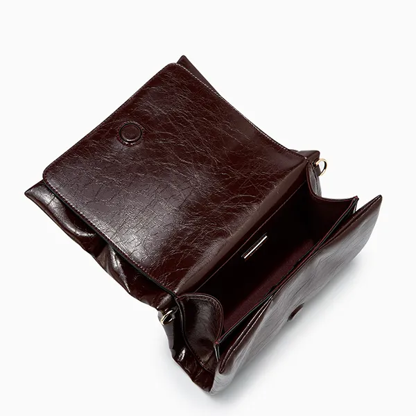 Túi Đeo Vai Nữ Lyn Yuki Clutch Crossbody Bag - Dark Red L25FBWA107 Màu Đỏ Đậm