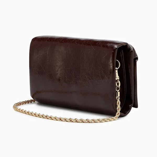 Túi Đeo Vai Nữ Lyn Yuki Clutch Crossbody Bag - Dark Red L25FBWA107 Màu Đỏ Đậm