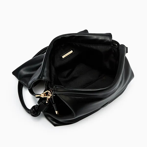Túi Đeo Vai Nữ Lyn Yuki S Crossbody Bag - Black L25FBWA106 Màu Đen