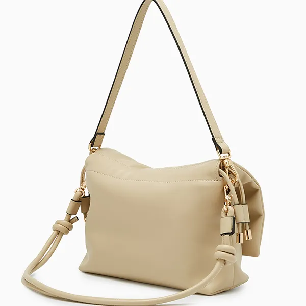 Túi Đeo Vai Nữ Lyn Yuki S Crossbody Bag L25FBWA106 Màu Be