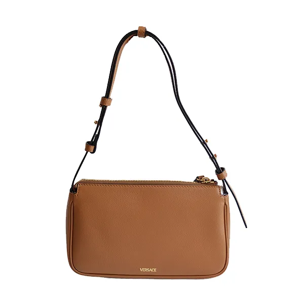 Túi Đeo Vai Nữ Versace Vitello Beige Shoulder Bag Màu Nâu