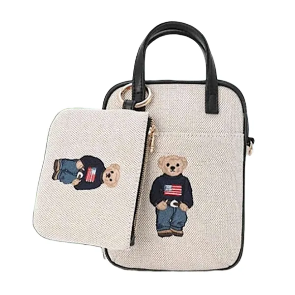 Túi Đựng Điện Thoại Nữ Guoo Bear GU1100-20040 Màu Be Đen