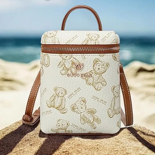 Túi Đựng Điện Thoại Nữ Guoo Bear GU1372-1910 Màu Trắng