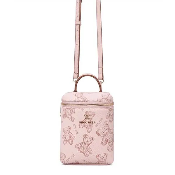 Túi Đựng Điện Thoại Nữ Guoo Bear GU1372-2900 Màu Hồng