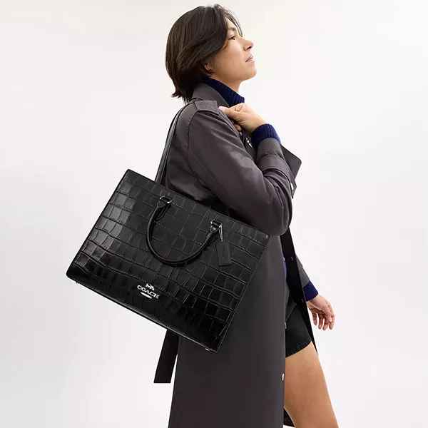 Túi Tote Nữ Coach Maggie Tote Bag CY667 Màu Đen
