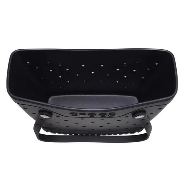 Túi Tote Nữ Crocs Classic Medium Woman Tote Bag Charm - Kitty Black Màu Đen
