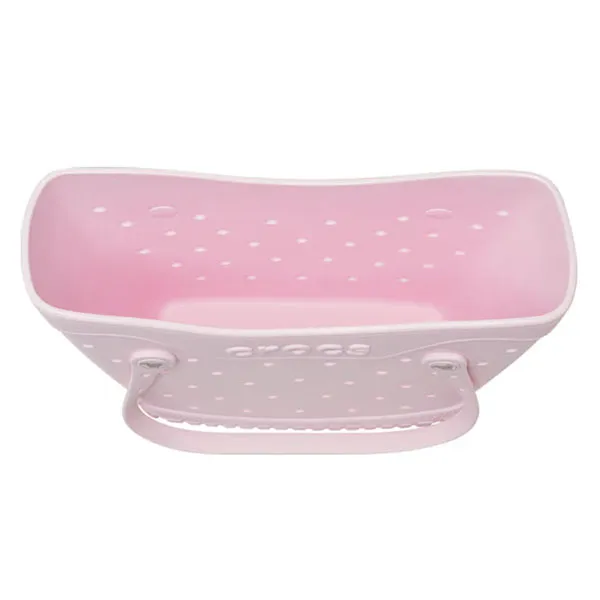 Túi Tote Nữ Crocs Classic Medium Woman Tote Bag Charm Sweet Chocolate Bear - Pink Milk Màu Hồng Sữa