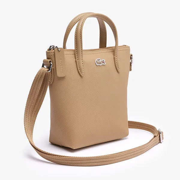 Túi Tote Nữ Lacoste L.12.12 Concept Mini Tote NF2609PO C87 Beige Màu Be