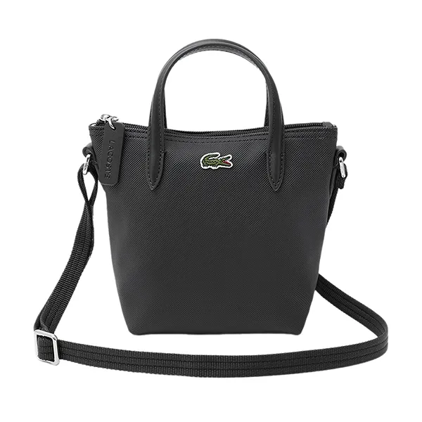 Túi Tote Nữ Lacoste L.12.12 Concept Mini Tote NF2609PM 000 Black Màu Đen