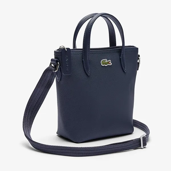 Túi Tote Nữ Lacoste L.12.12 Concept Mini Tote NF2609PM 141 Navy Màu Xanh Navy