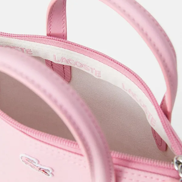 Túi Tote Nữ Lacoste L.12.12 Concept Mini Tote Peony Màu Hồng