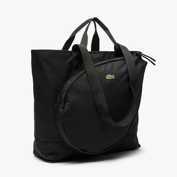 Túi Tote Lacoste Shopping Bag With Tennis Racket Pocket LACNU4816NE000 Màu Đen