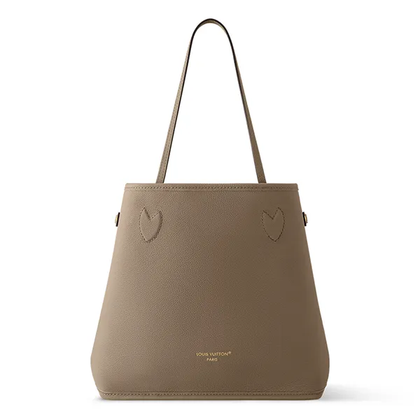Túi Tote Louis Vuitton LV Neverfull Inside Out MM M25664 (Hai Mặt) Màu Be