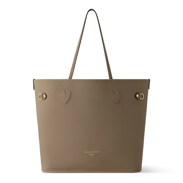 Túi Tote Louis Vuitton LV Neverfull Inside Out MM M25664 (Hai Mặt) Màu Be